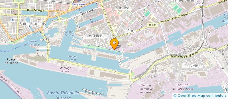 localisation de l'entreprise POLYMAGE ZERO à LE HAVRE