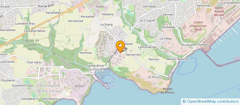 localisation de l'entreprise POLYMARIS BIOTECHNOLOGY à BREST