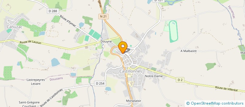 localisation de l'entreprise POLYMATH MEDIA  CASTILLONNES