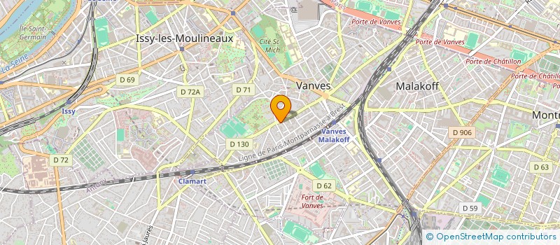 localisation de l'entreprise POLYMEDIA à VANVES