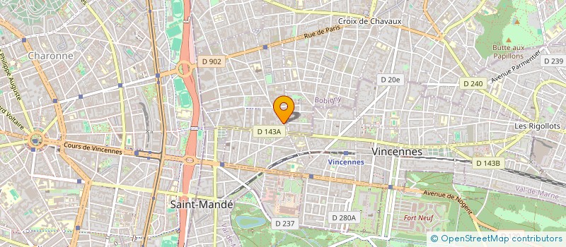 localisation de l'entreprise POLYMEDIA à MONTREUIL