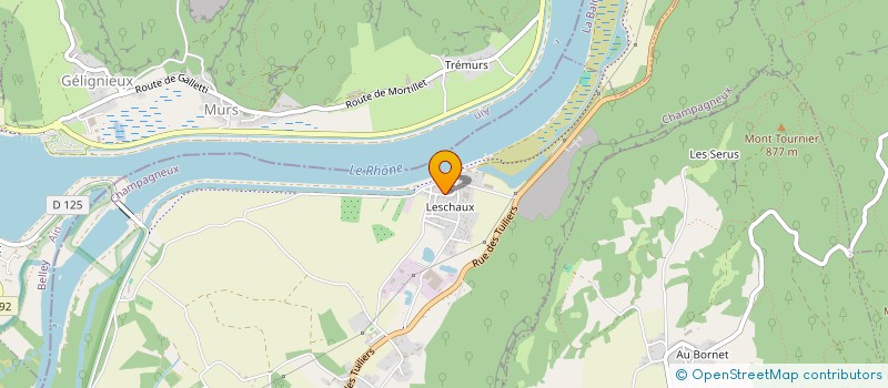 localisation de l'entreprise POLYMERY  CHAMPAGNEUX