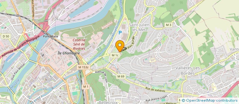 localisation de l'entreprise POLYMESURE FRANCE SARL  SAINT-JULIEN-LES-METZ