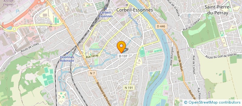 localisation de l'entreprise POLYMETAL  CORBEIL-ESSONNES