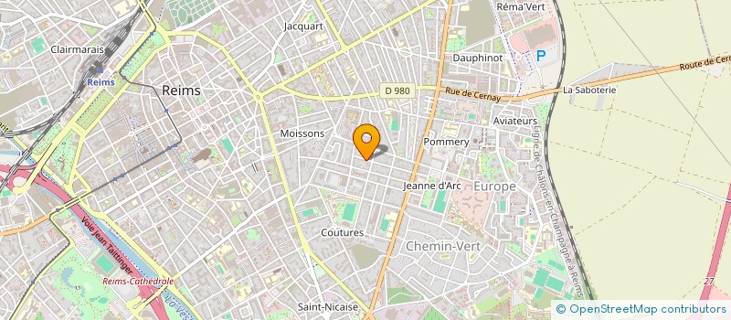 localisation de l'entreprise POLYMETTE  REIMS