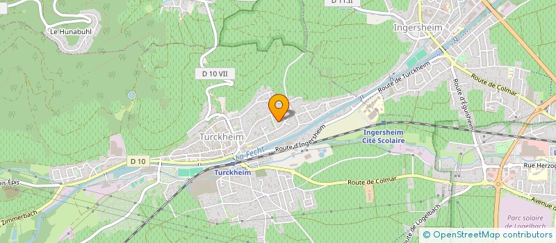 localisation de l'entreprise POLYMIX  HORBOURG-WIHR