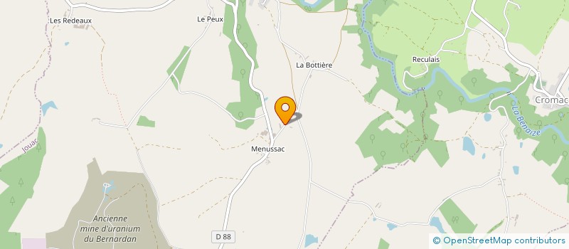 localisation de l'entreprise POLYMM à JOUAC