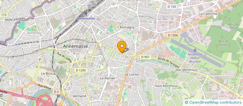 localisation de l'entreprise POLYMOB  ANNEMASSE