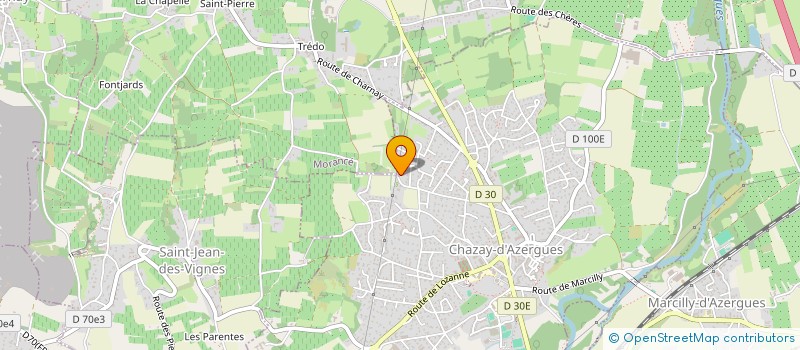 localisation de l'entreprise POLYMORPHE DESIGN  CHAZAY-D'AZERGUES