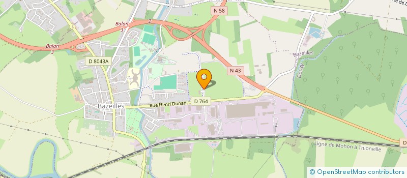 localisation de l'entreprise POLYMOULAGES à BAZEILLES