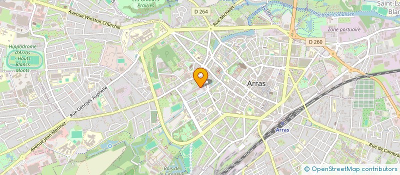localisation de l'entreprise POLYMUSE à ARRAS