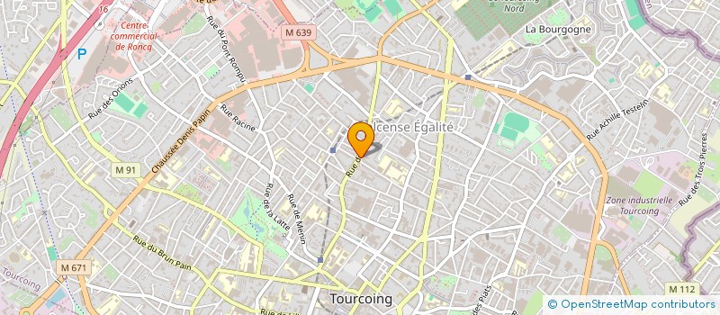 localisation de l'entreprise POLYNA à TOURCOING
