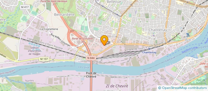 localisation de l'entreprise POLYNED à NANTES