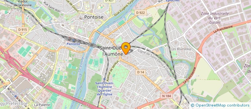 localisation de l'entreprise POLYNET SERVICES  SAINT-OUEN-L'AUMONE