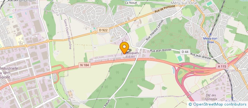 localisation de l'entreprise POLYNIUM à MERY-SUR-OISE
