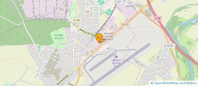 localisation de l'entreprise POLYPEINT INDUSTRIE  TAVAUX