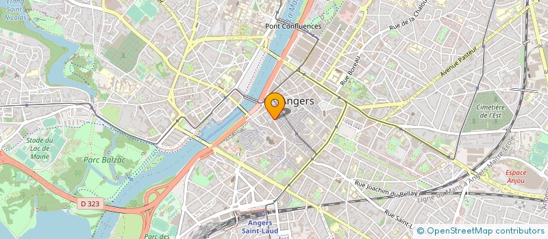 localisation de l'entreprise POLYPHONIC à ANGERS