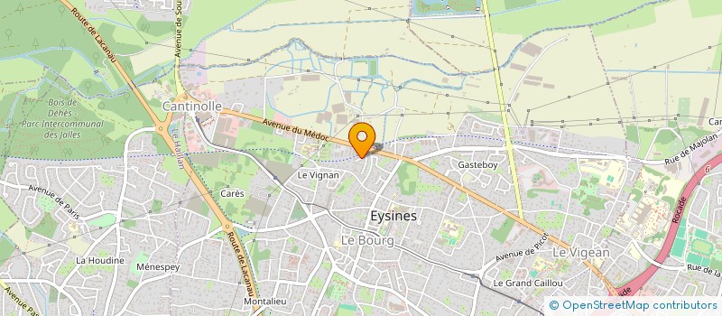 localisation de l'entreprise POLYPHONIES A EYSINES à EYSINES