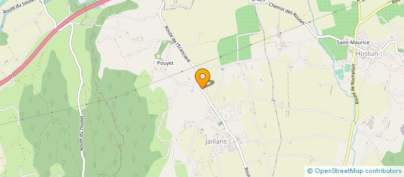 localisation de l'entreprise POLYPLASTIFORM PPF SA  JAILLANS