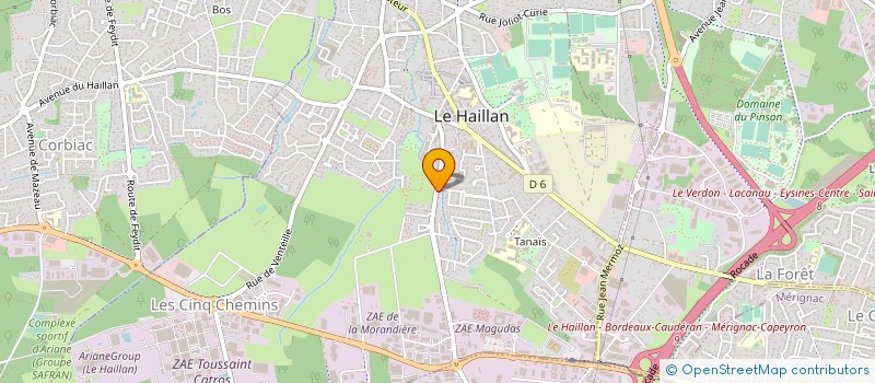 localisation de l'entreprise POLYPOLES à LE HAILLAN