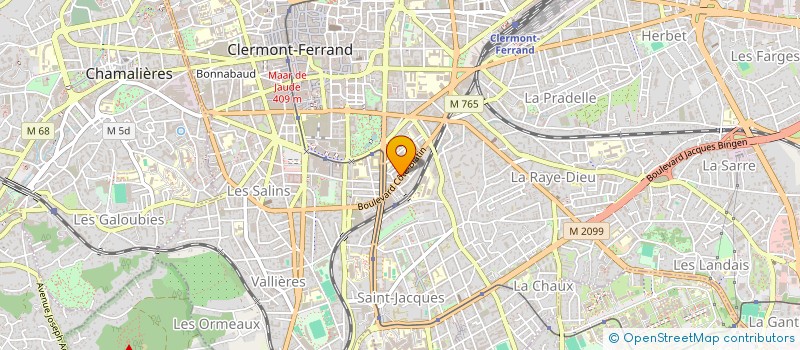 localisation de l'entreprise POLYPOSE STE à CLERMONT-FERRAND