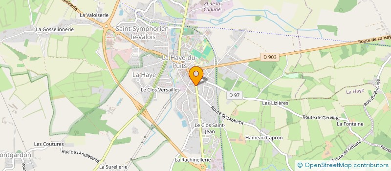 localisation de l'entreprise POLYPRO  PICAUVILLE