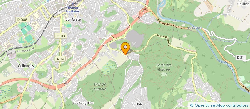 localisation de l'entreprise POLYPROPRE à THONON-LES-BAINS