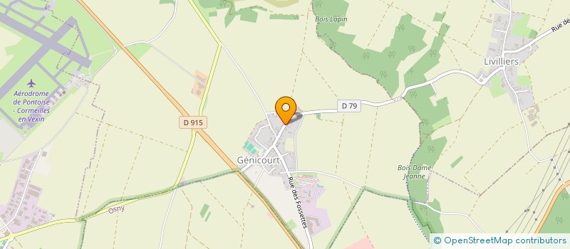 localisation de l'entreprise POLYRES  GENICOURT