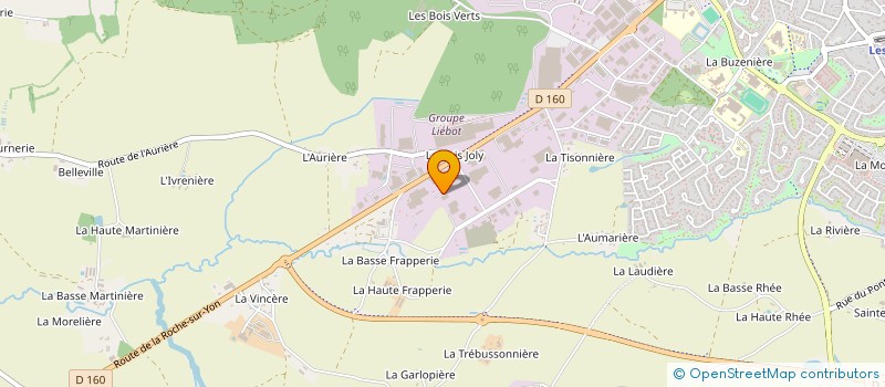 localisation de l'entreprise POLYSEMBLE VENDEE à LES HERBIERS