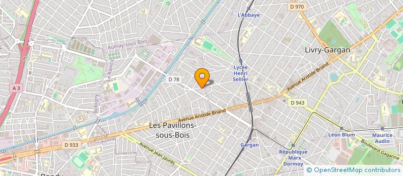 localisation de l'entreprise POLYSERVICES 360  LES PAVILLONS-SOUS-BOIS