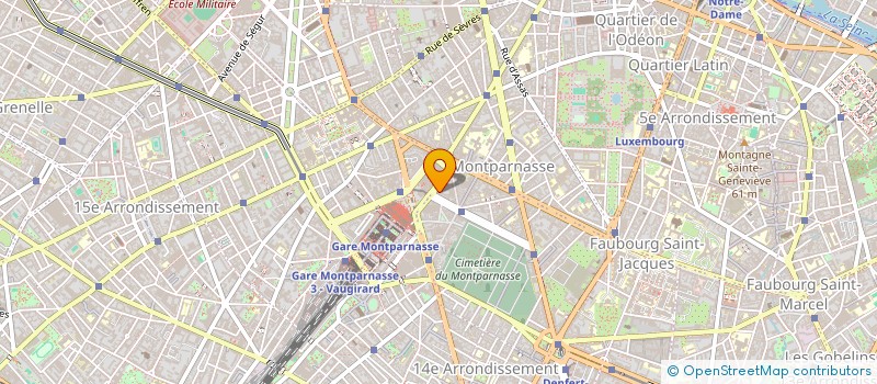 localisation de l'entreprise POLYSERVICES à PARIS