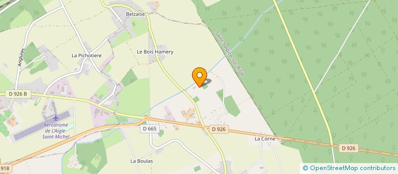 localisation de l'entreprise POLYSERVICES à SAINT-MICHEL-TUBOEUF