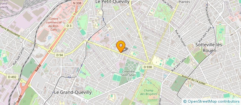 localisation de l'entreprise POLYSIGN' à LE PETIT-QUEVILLY
