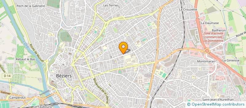 localisation de l'entreprise POLYSOL à BEZIERS