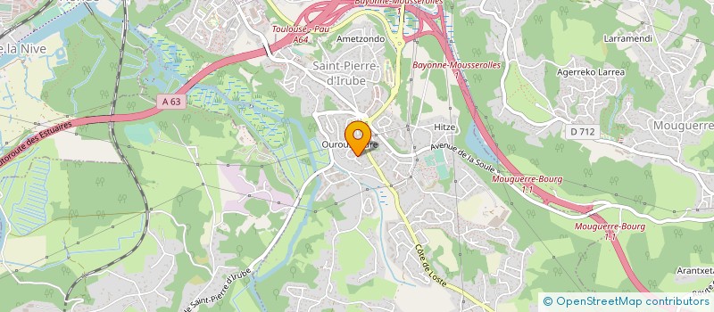 localisation de l'entreprise POLYSOL SUD OUEST à VILLEFRANQUE