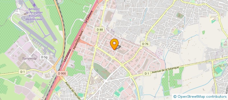 localisation de l'entreprise POLYSOL66  PERPIGNAN