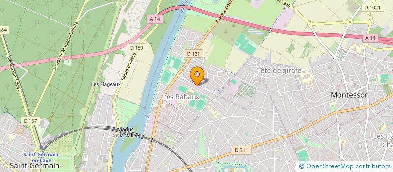 localisation de l'entreprise POLYSONS  MONTESSON