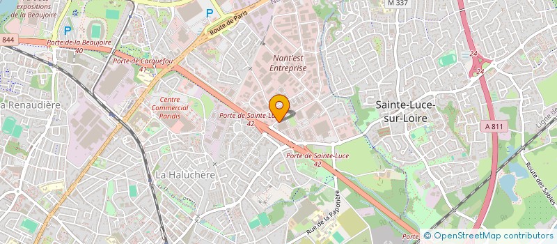 localisation de l'entreprise POLYSOUDE à NANTES
