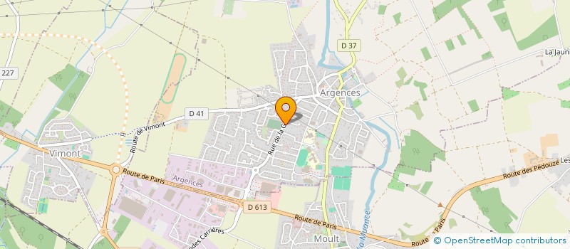 localisation de l'entreprise POLYSTAND à MOULT-CHICHEBOVILLE