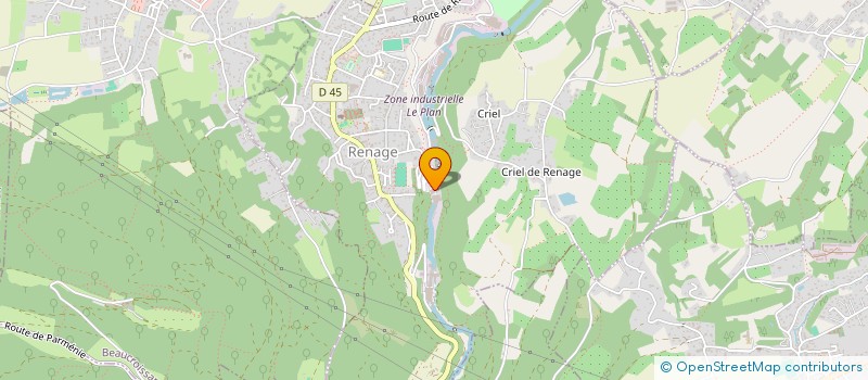 localisation de l'entreprise POLYSUD à RENAGE