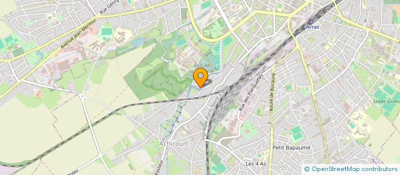 localisation de l'entreprise POLYSYP à ARRAS