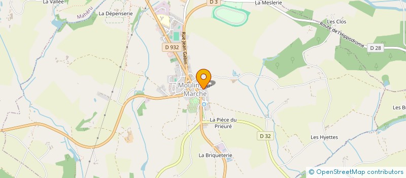 localisation de l'entreprise POLYTEC BATIMENT TRAVAUX PUBLICS à MOULINS-LA-MARCHE
