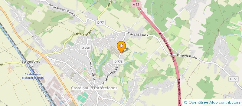 localisation de l'entreprise POLYTECH  CASTELNAU-D'ESTRETEFONDS