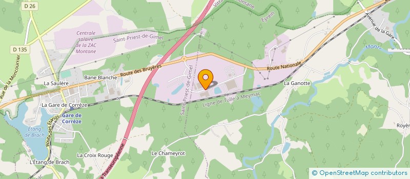 localisation de l'entreprise POLYTECH  EYREIN