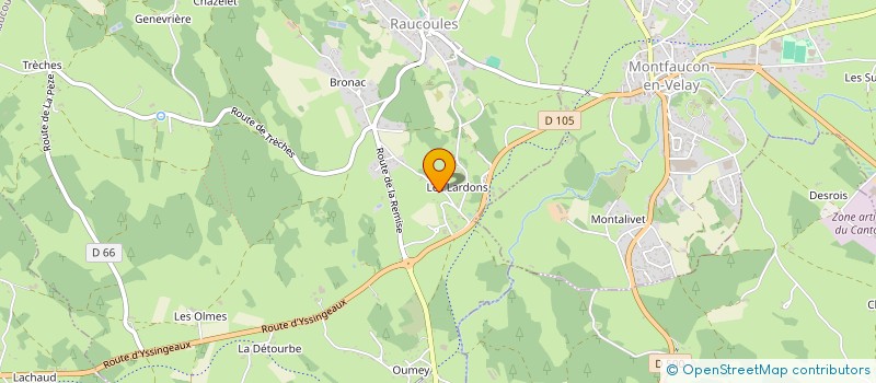 localisation de l'entreprise POLYTECH  RAUCOULES