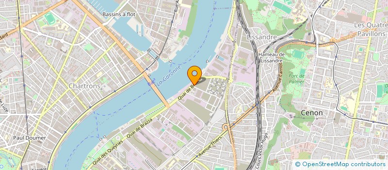 localisation de l'entreprise POLYTECH SO à BORDEAUX
