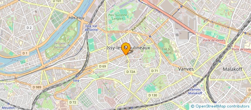 localisation de l'entreprise POLYTHEMIS à ISSY-LES-MOULINEAUX