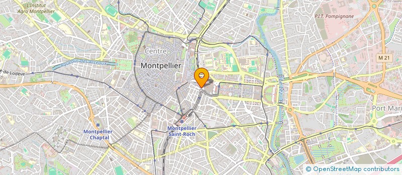 localisation de l'entreprise POLYTIME à MONTPELLIER