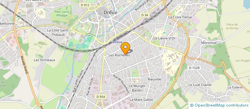 localisation de l'entreprise POLYTRA à DREUX