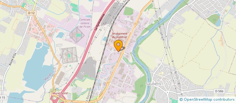 localisation de l'entreprise POLYTRANS à MURET